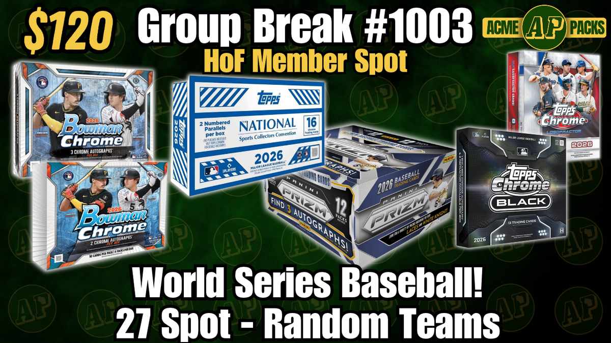 GB1003 - World Series Baseball! - Random Teams