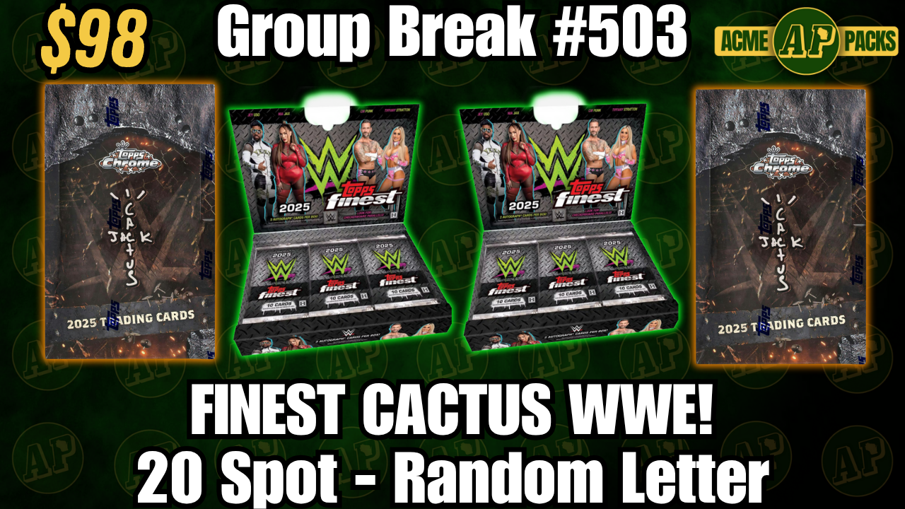 GB503 - Finest Cactus WWE! - Random Letters