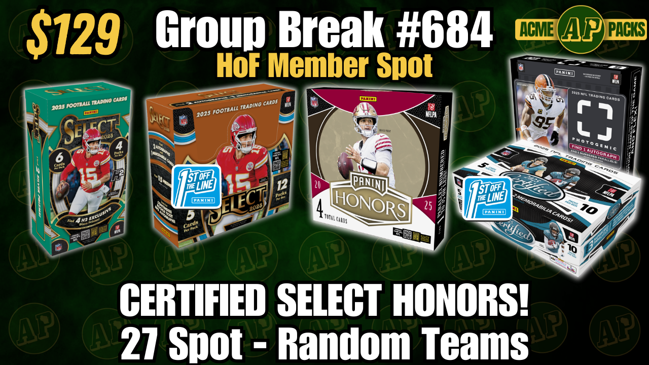 GB684 - Certified Select Honors! - Random Teams