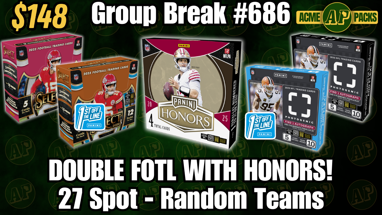 GB686 - Double FOTL With Honors! - Random Teams