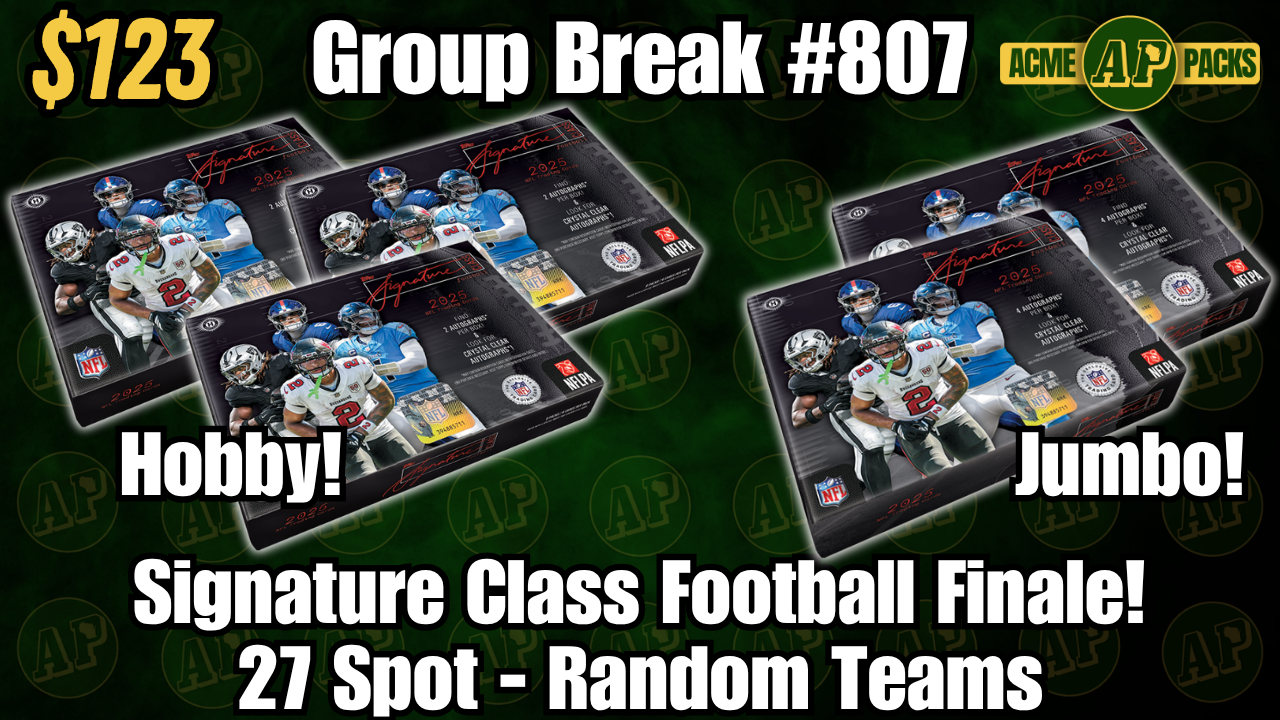 GB807 - Signature Class Football Finale! - Random Teams