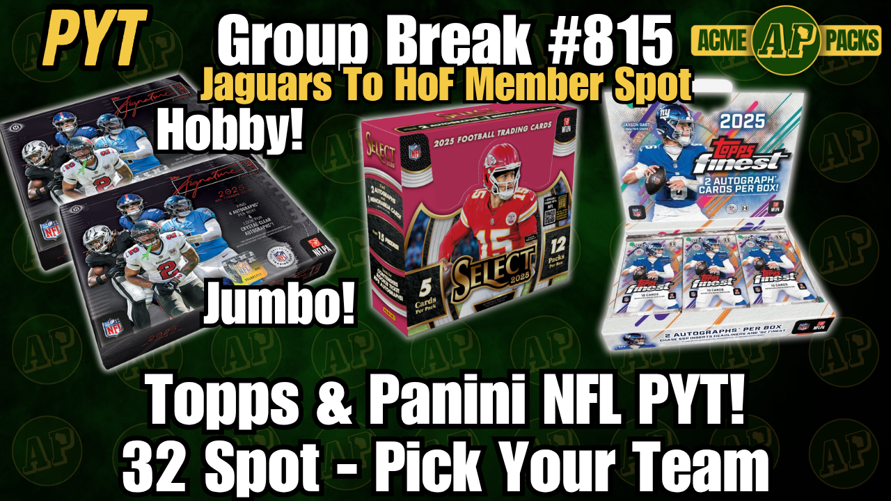 GB815 - Topps & Panini NFL PYT! - Pick Your Team