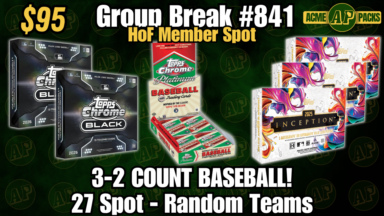 GB841 - 3-2 Count Baseball! - Random Teams