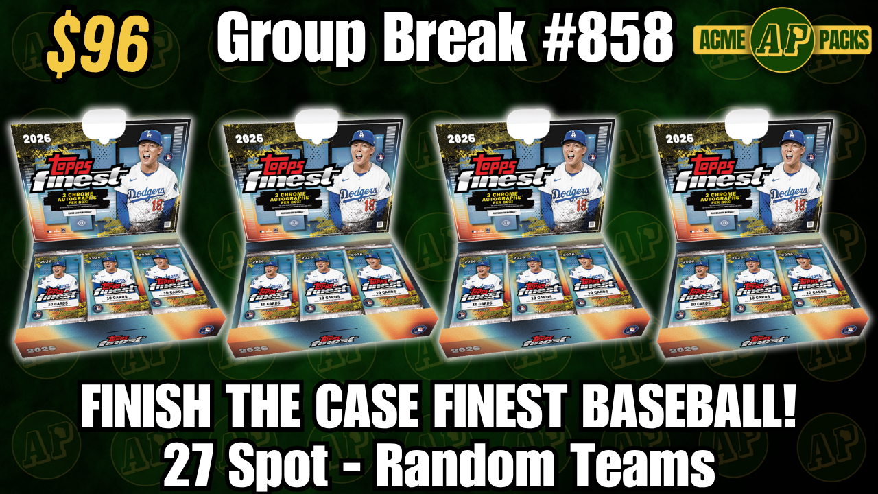 GB858 - Finish The Case Finest Baseball! - Random Teams