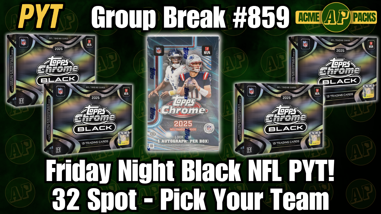 GB859 - Friday Night Black NFL PYT! - Pick Your Team