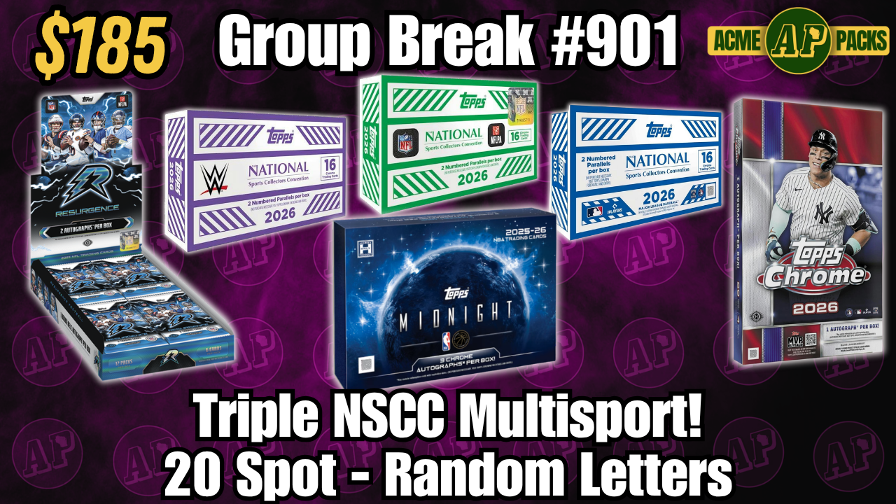 GB901 -Triple NSCC Multisport! - Random Letters