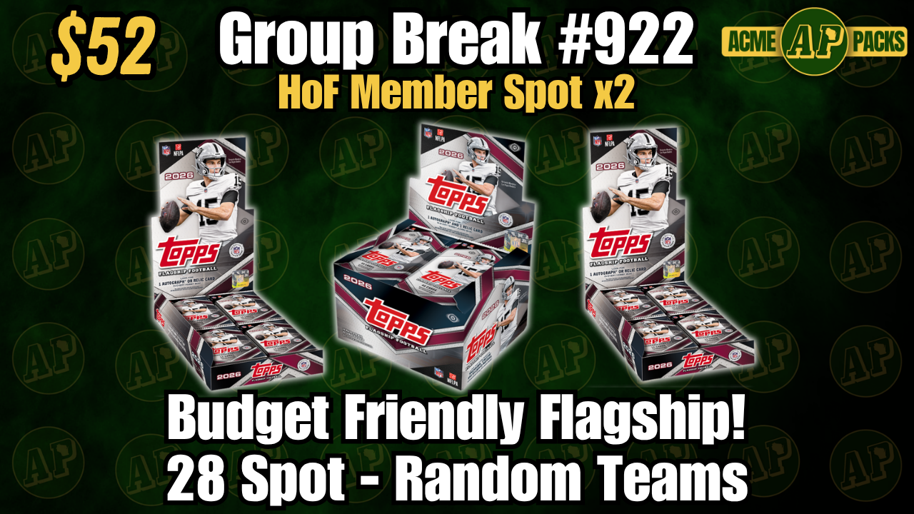 GB922 - Budget Friendly Flagship! - Random Teams