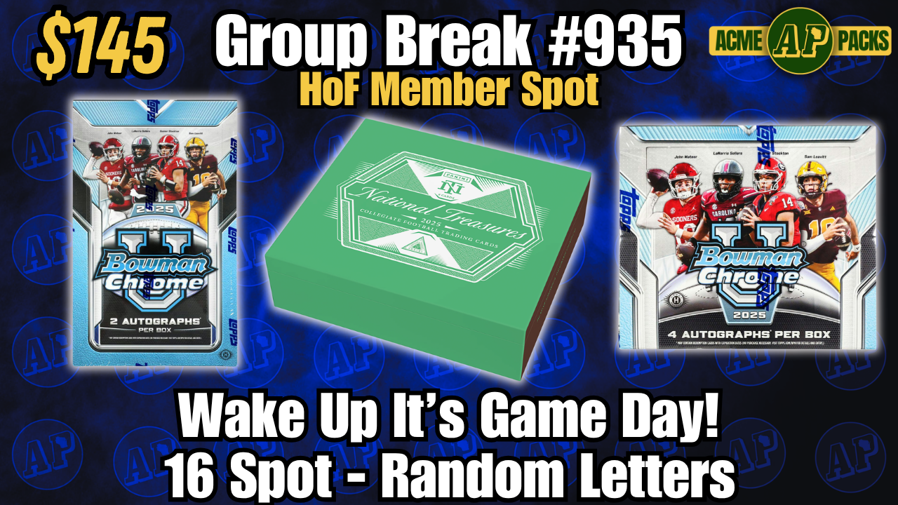 GB935 - Wake Up It's Game Day! - Random Letters
