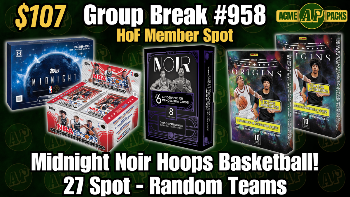GB958 - Midnight Noir Hoops Basketball! - Random Teams