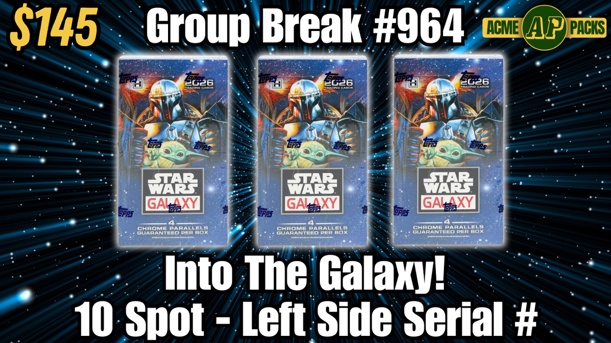GB964 - Into The Galaxy! - Left Side Serial