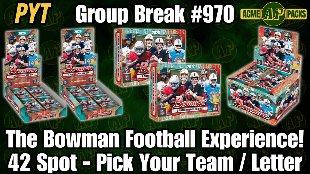 GB970 - The Bowman Football Experience! - Pick Your Team
