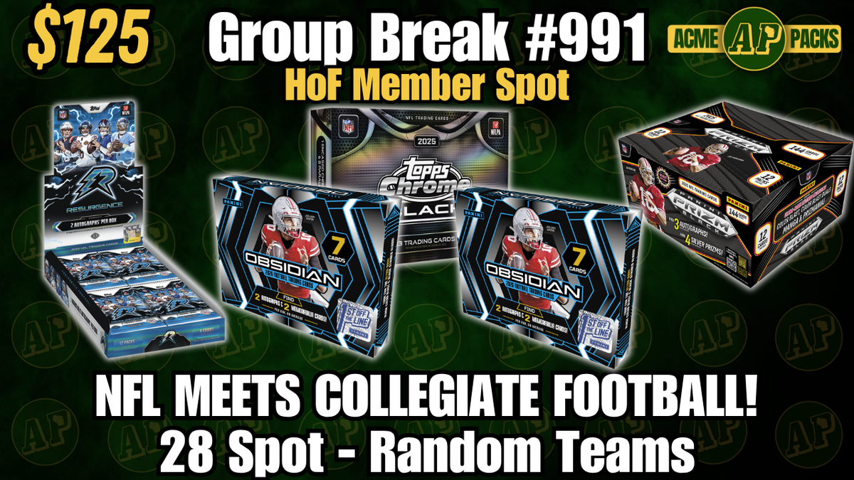 GB991 -NFL Meets Collegiate Football! - Random Teams