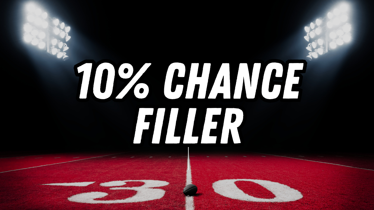 GB945 - 10% CHANCE FILLER - A Flawless NFL Return!