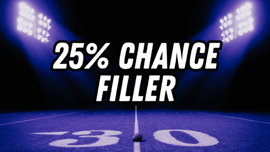 GB830 - 25% CHANCE FILLER - Half Case Cosmic Football!