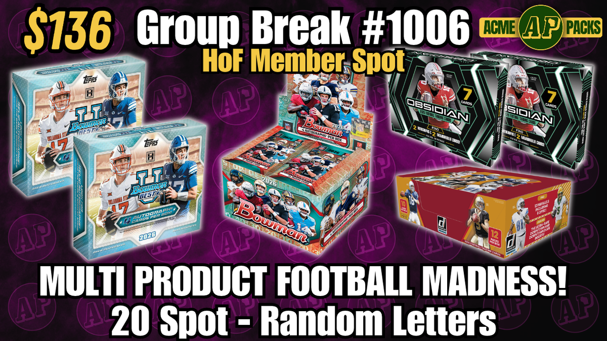 GB1006 - Multi Product Football Madness! - Random Letters