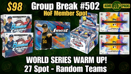 GB502 -World Series Warm Up! - Random Teams