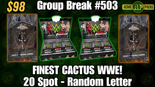GB503 - Finest Cactus WWE! - Random Letters