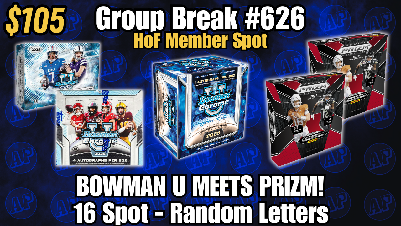 GB626 - Bowman U Meets Prizm! - Random Letters