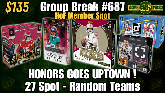 GB687 - Honors Goes Uptown! - Random Teams