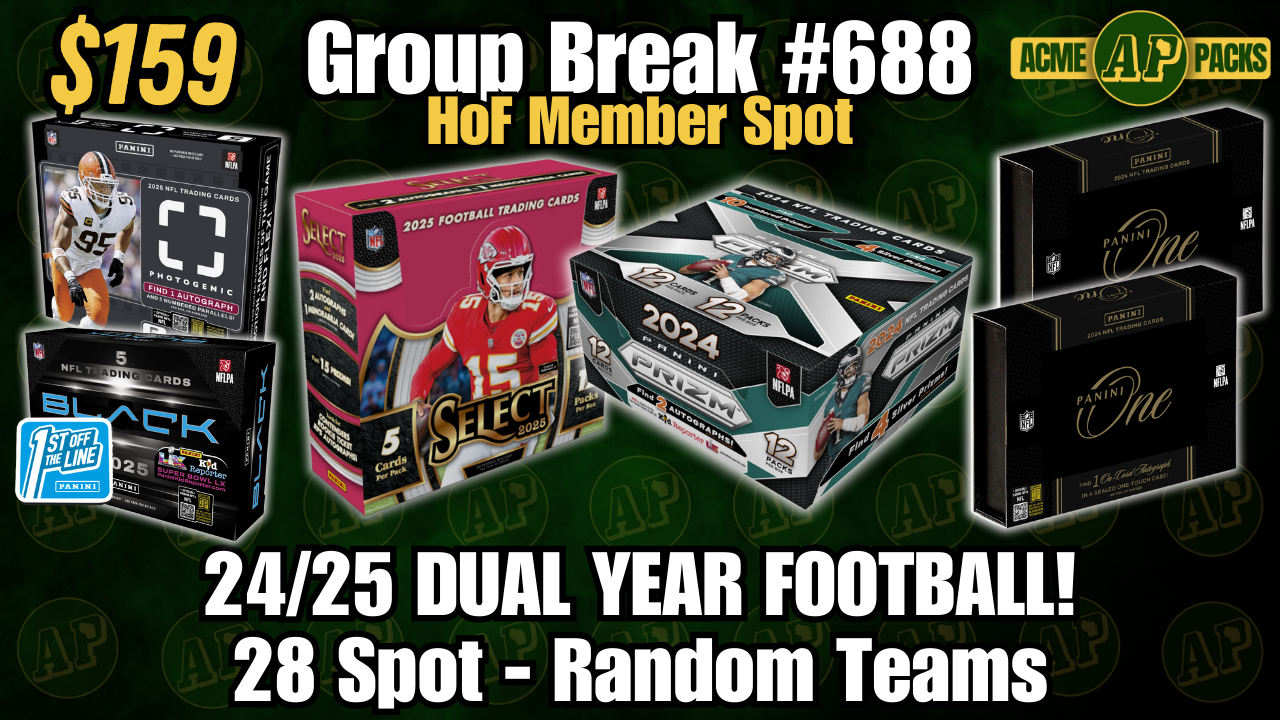 GB688 - 24/25 Dual Year Football! - Random Teams