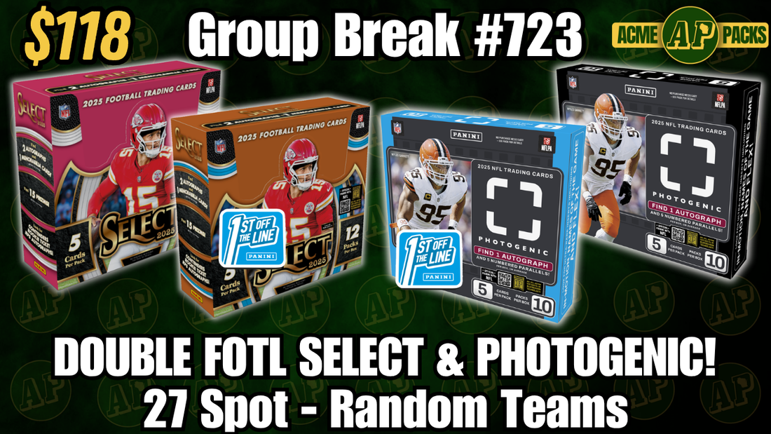 GB723 - Double FOTL Select & Photogenic! - Random Team – Acme Packs