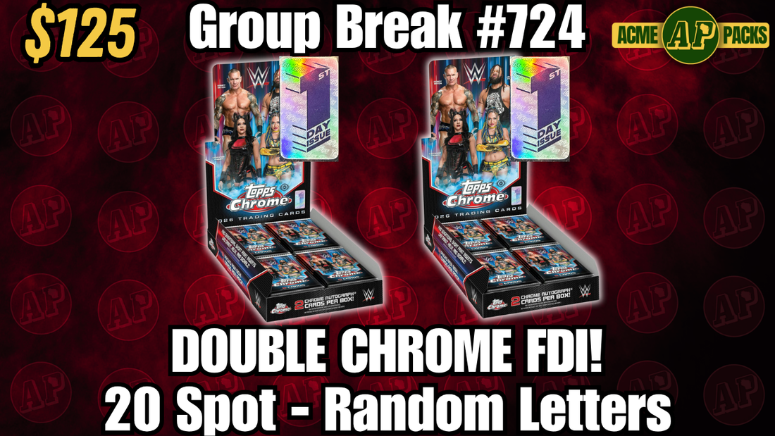 GB724 - Double Chrome FDI! - Random Letters – Acme Packs