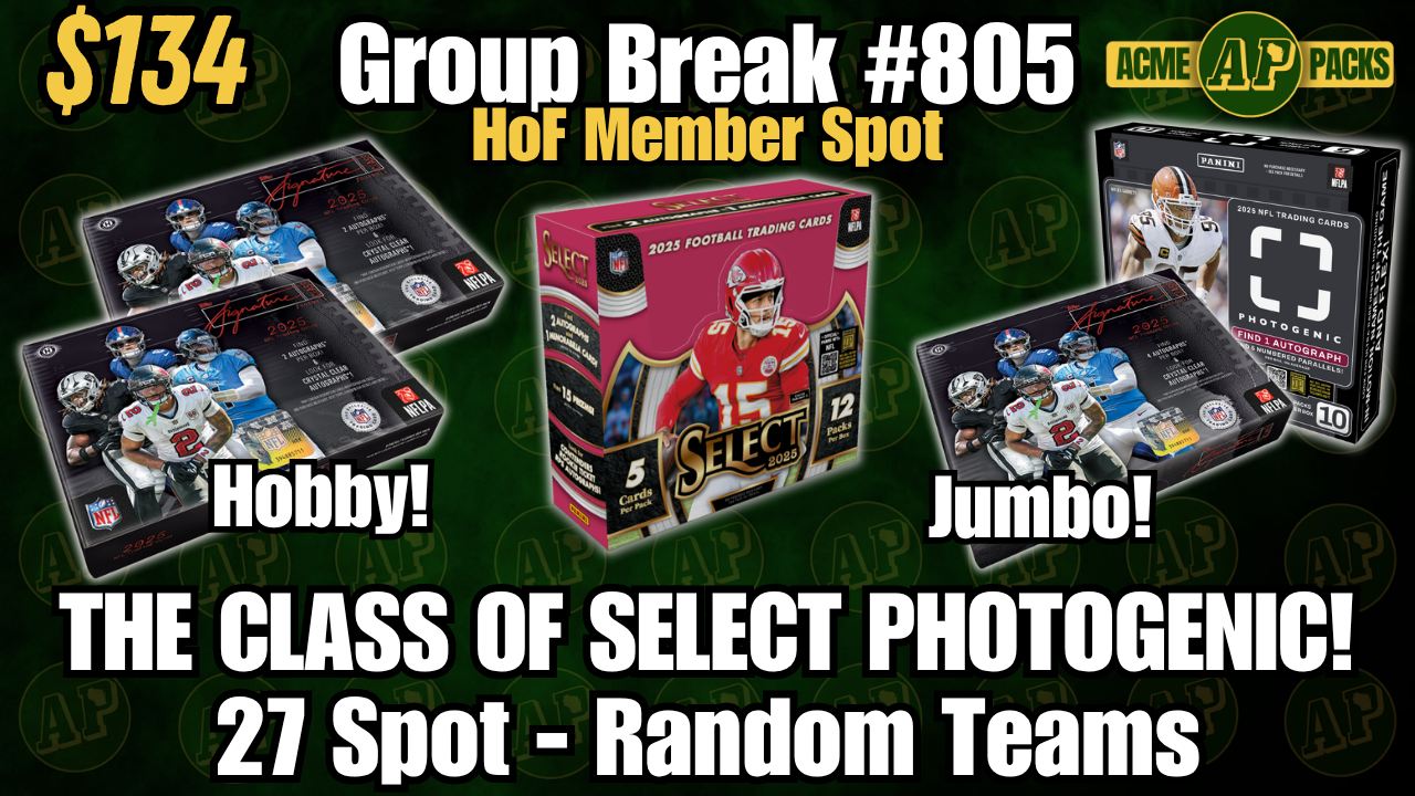 GB805 - The Class of Select Photogenic! - Random Teams