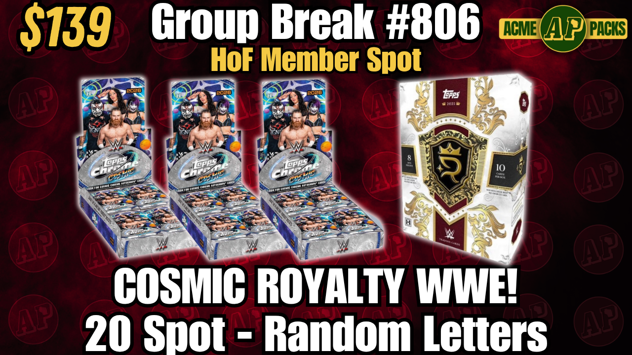 GB806 - Cosmic Royalty WWE! - Random Letters