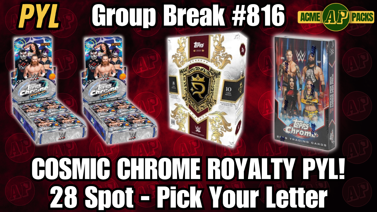 GB816 - Cosmic Chrome Royalty PYL ! - Pick Your Letter