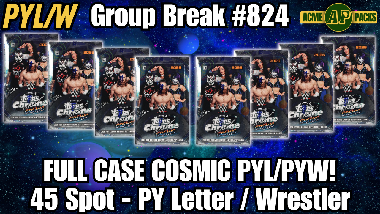 GB824 - Full Case Cosmic PYL/PYW! - Pick Your Letter / Wrestler