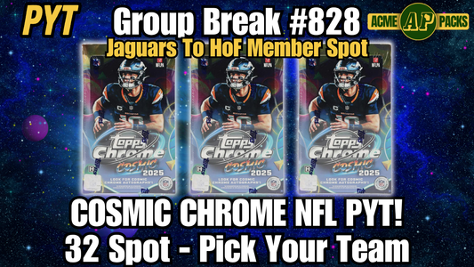 GB828 - Cosmic Chrome NFL PYT! - Pick Your Team