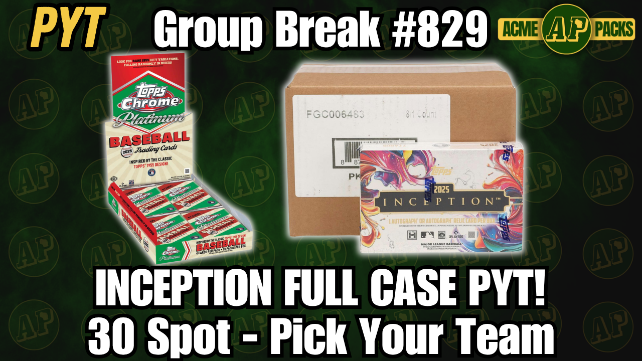 GB829 - Inception Full Case PYT! - Pick Your Team