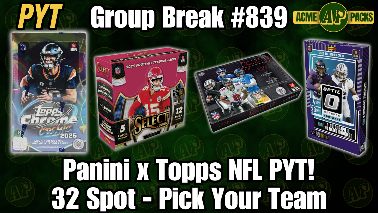 GB839 - Panini X Topps NFL PYT! - Pick Your Team