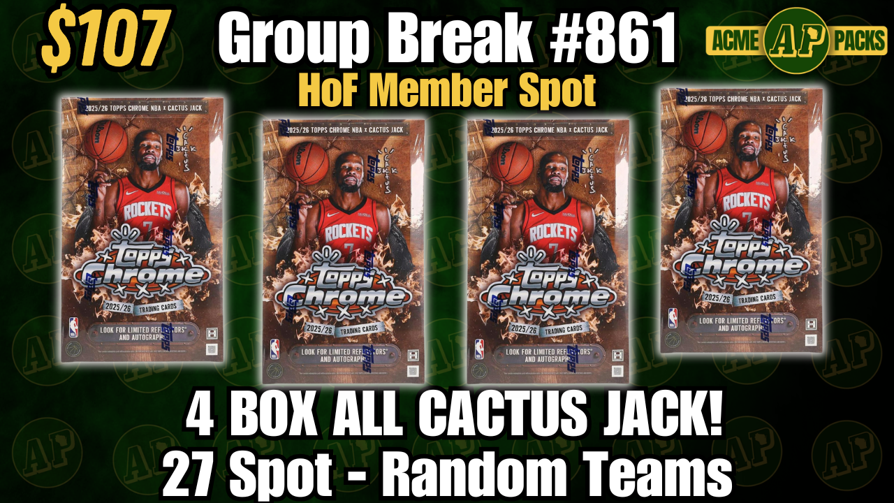 GB861 - 4 Box All Cactus Jack! - Random Teams