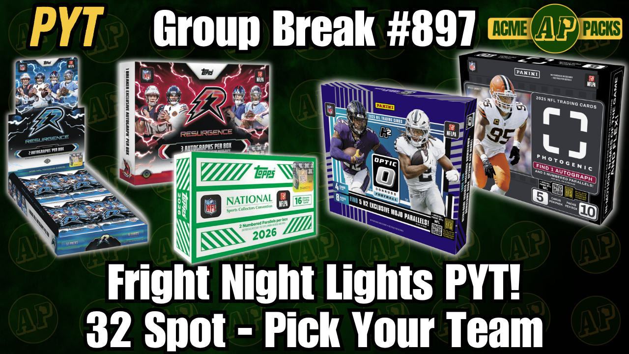 GB897 - Friday Night Lights PYT! - Pick Your Team