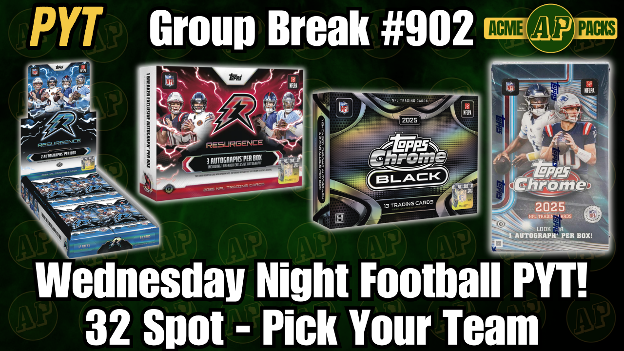 GB902 - Wednesday Night Football PYT! - Pick Your Team