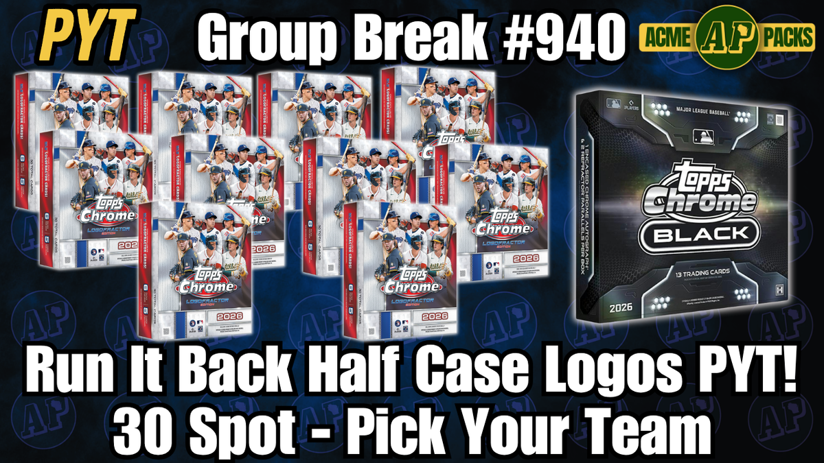 GB940 - Run It Back Half Case Logos PYT! - Pick Your Team