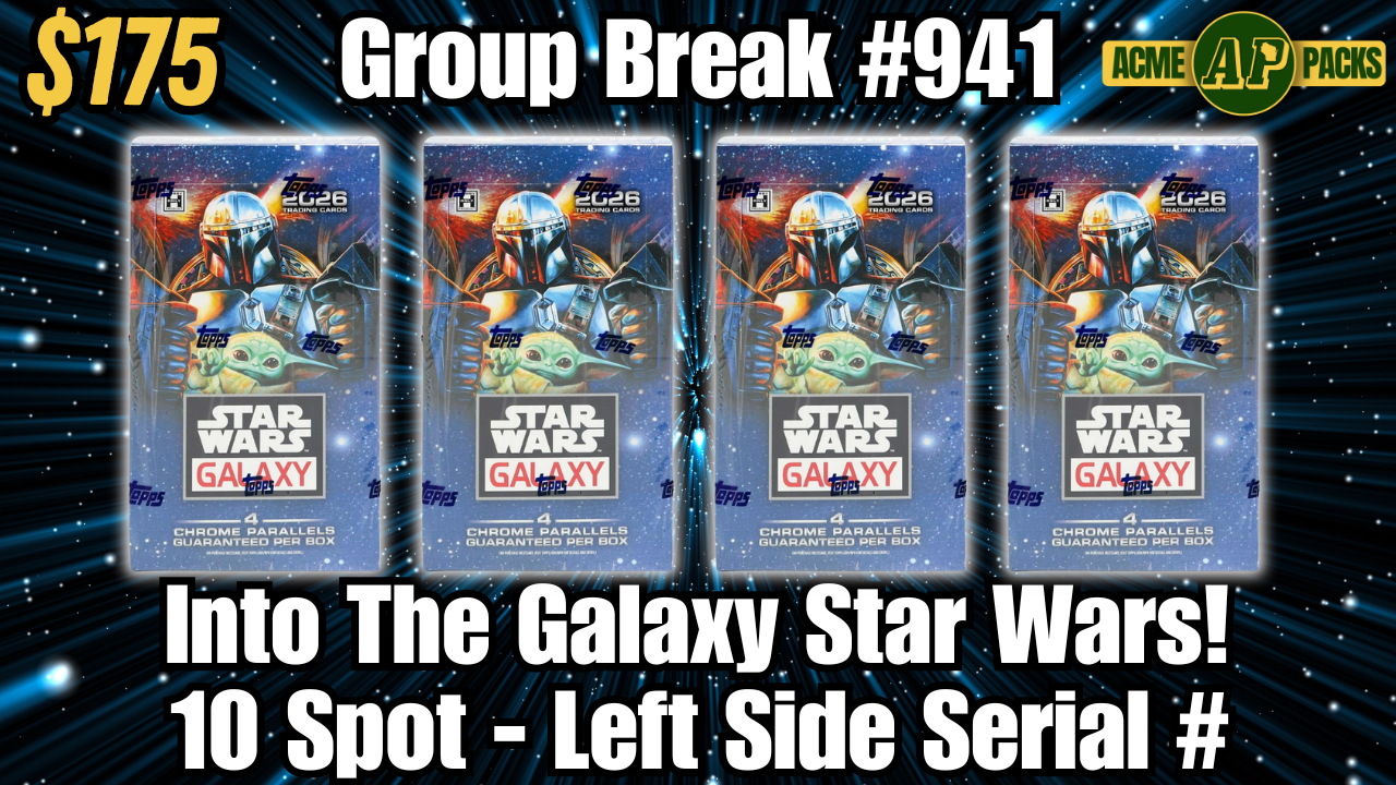 GB941 - Into The Galaxy Star Wars! - Left Side Serial