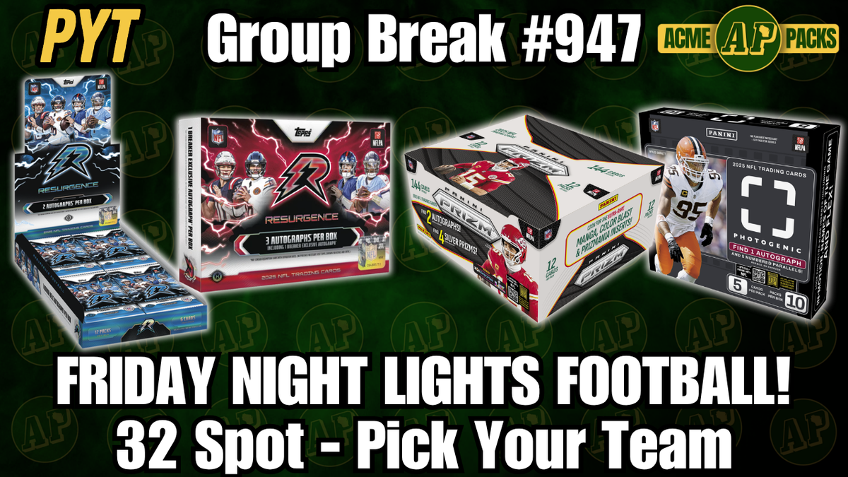 GB947 - Friday Night Lights Football! - Pick Your Team