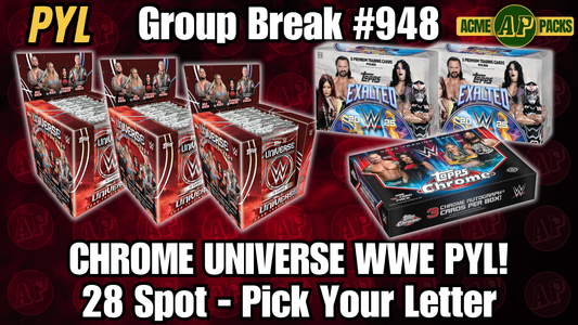 GB954 - Chrome Universe WWE PYL! - Pick Your Letter