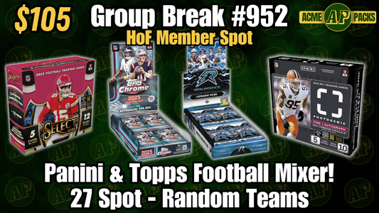 GB952 -Panini & Topps Football Mixer! - Random Teams