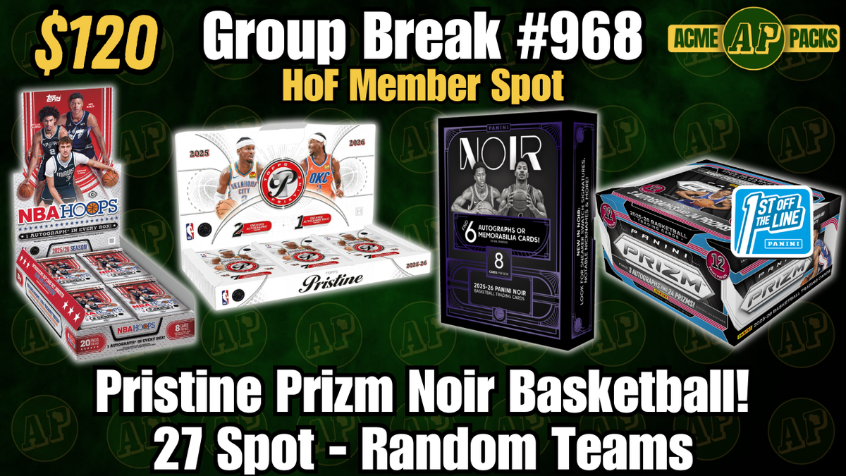 GB968 - Pristine Noir Prizm Basketball! - Random Teams