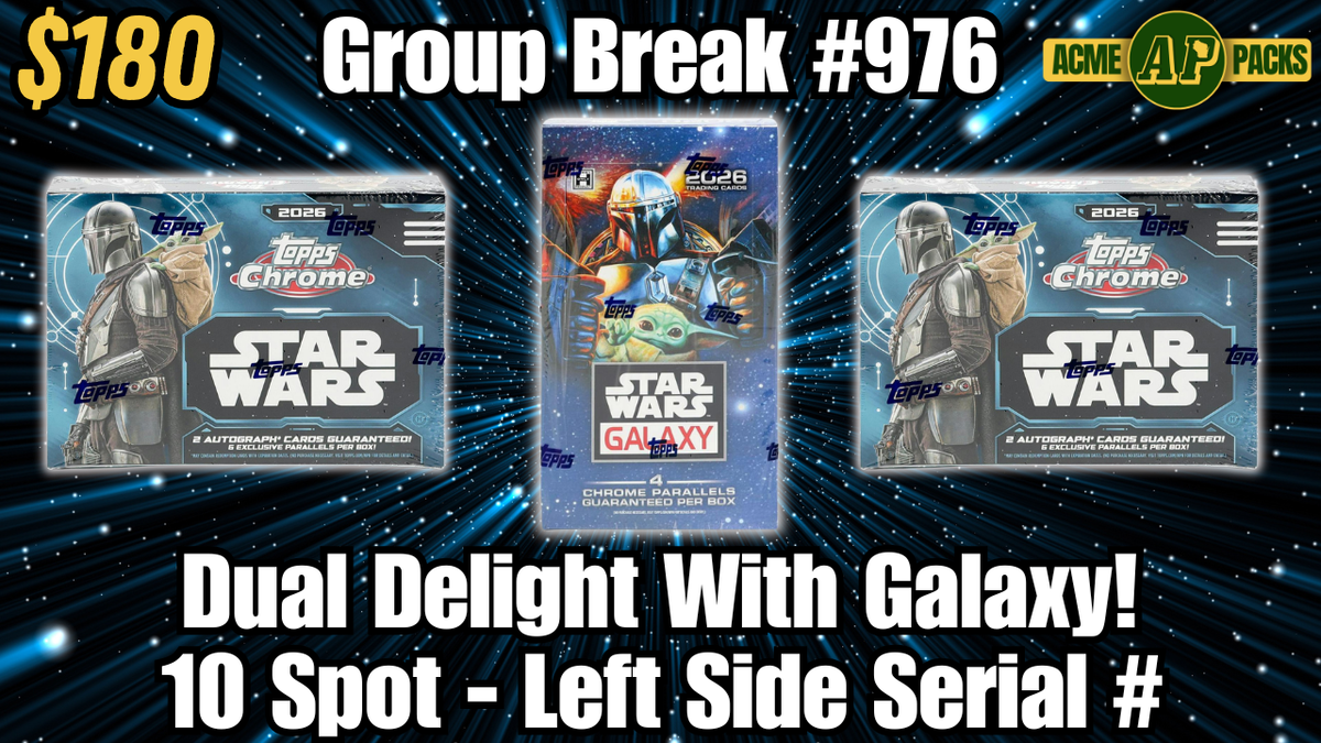 GB976 - Dual Delight With Galaxy! - Left Side Serial