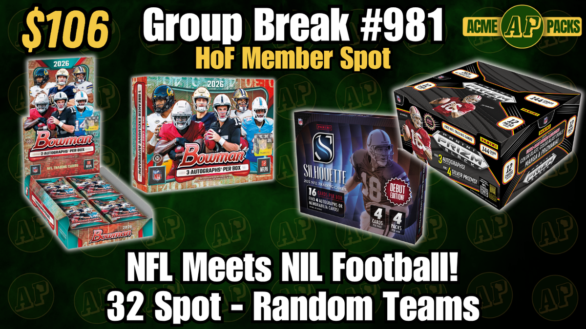 GB981 - NFL Meets NIL Football! - Random Teams