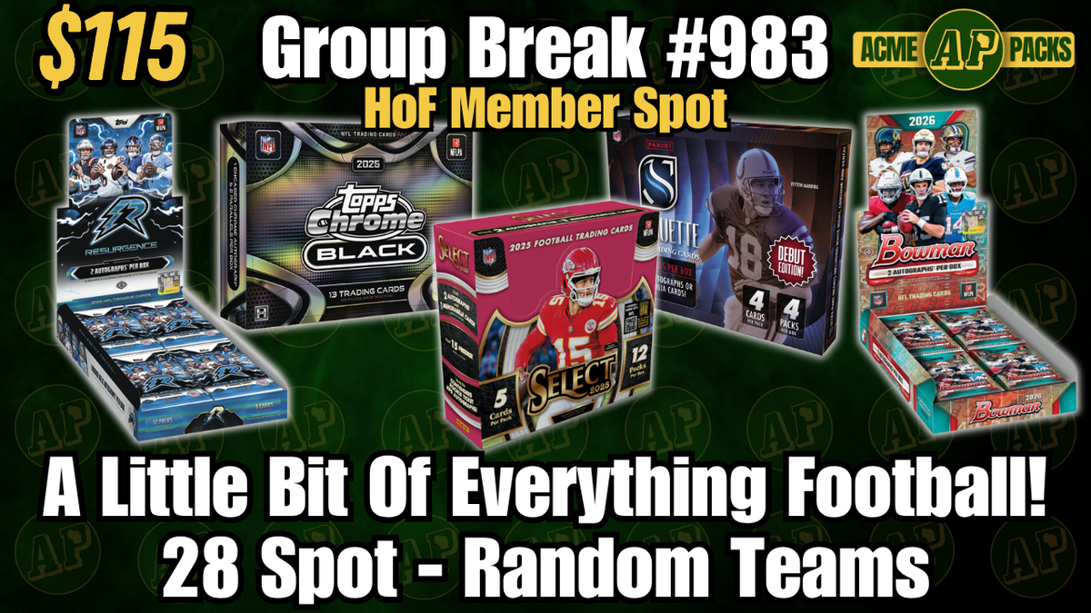GB983 - A Little Bit of Everything Football! - Random Teams